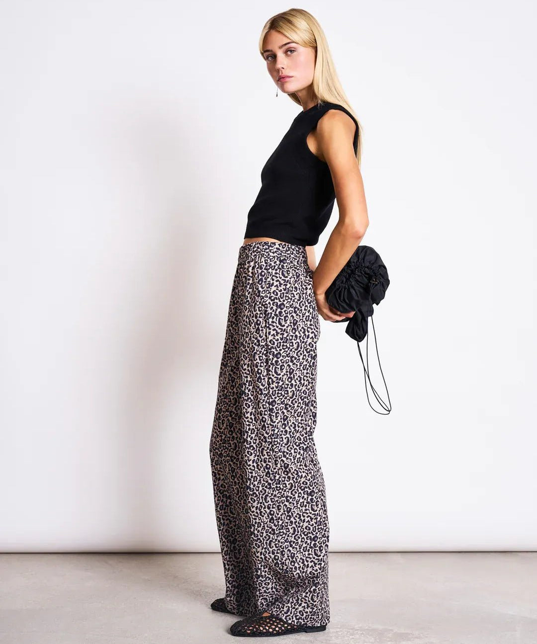 JAN ‘N JUNE - SOBY Baumwollhose • Leo Print - ROSA ECK Concept Store