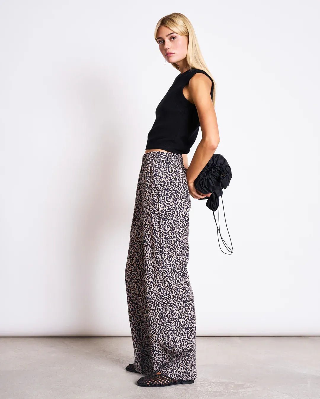 JAN ‘N JUNE - SOBY Baumwollhose • Leo Print - ROSA ECK Concept Store