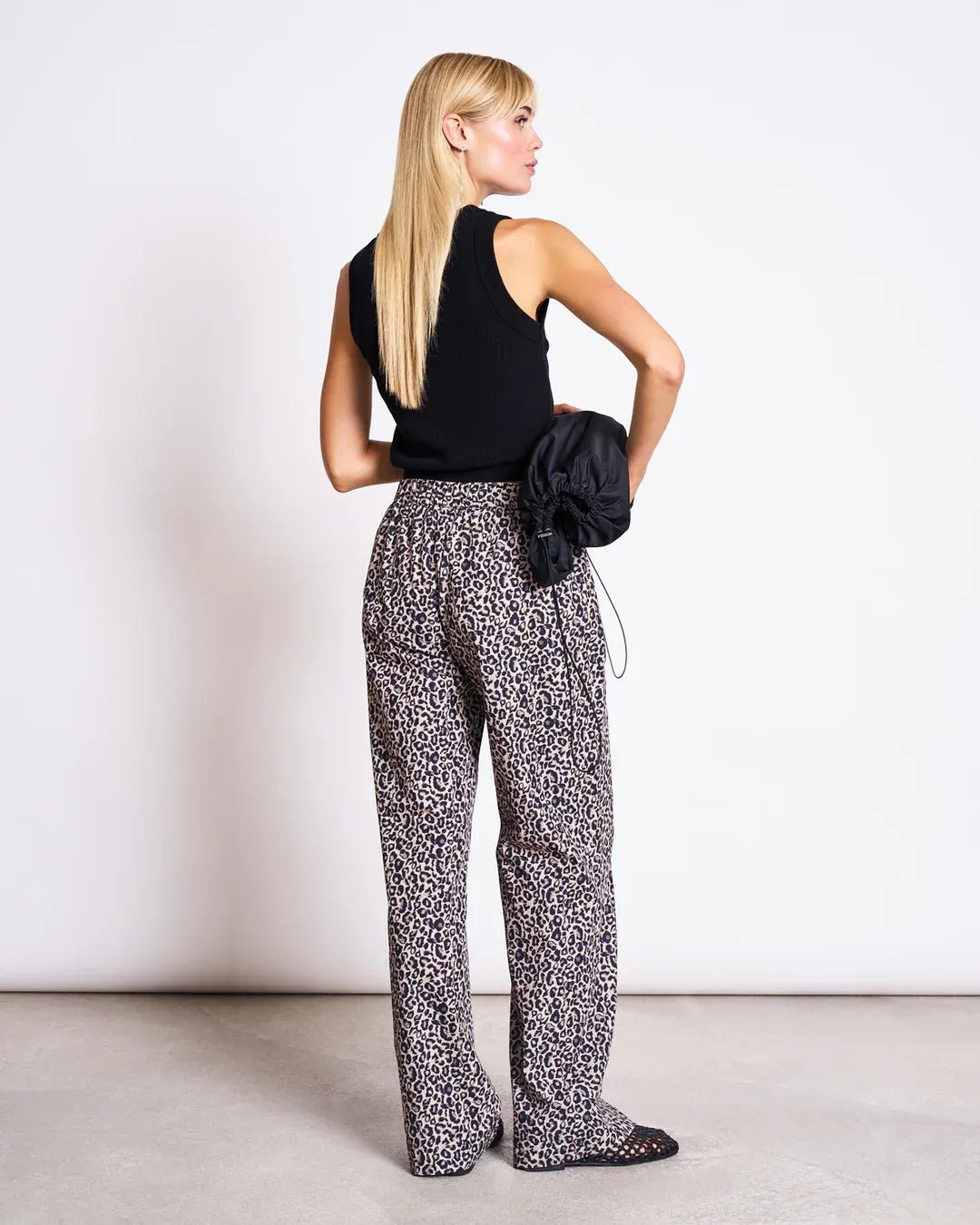 JAN ‘N JUNE - SOBY Baumwollhose • Leo Print - ROSA ECK Concept Store