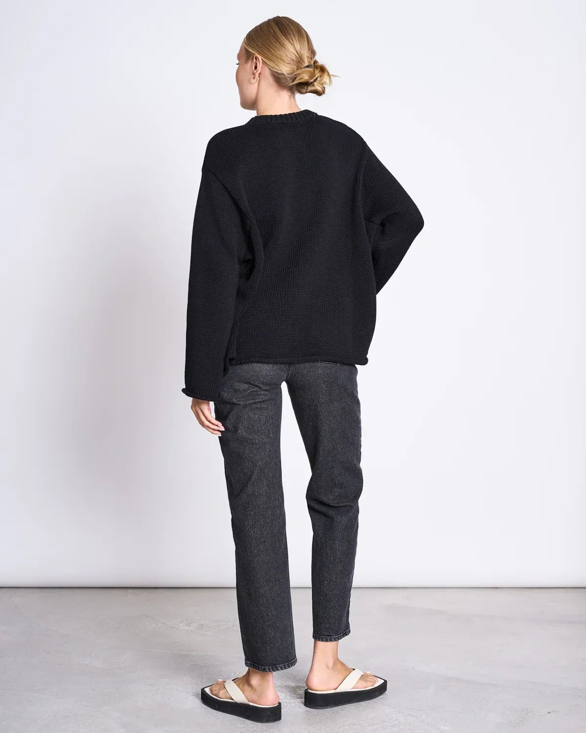 JAN ’N JUNE - SONA Strickpullover • Black - ROSA ECK