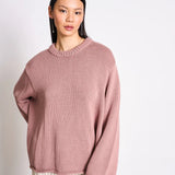 JAN ’N JUNE - SONA Strickpullover • Mauve - ROSA ECK