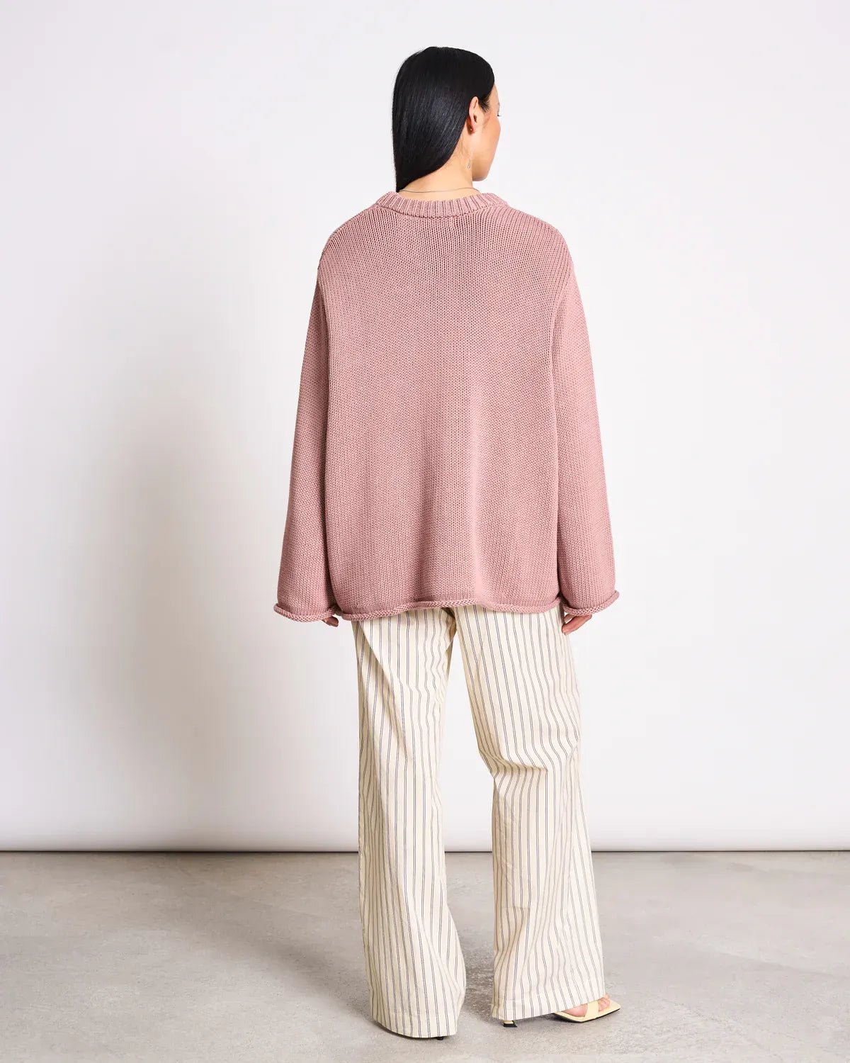 JAN ’N JUNE - SONA Strickpullover • Mauve - ROSA ECK