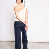 JAN 'N JUNE - TIGRIS One - Shoulder Top • Buttermilk - ROSA ECK