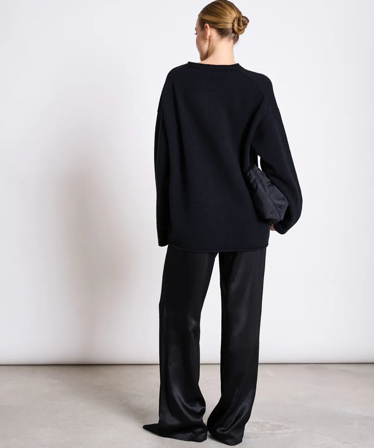 JAN ‘N JUNE - TINCO Cardigan Oversized Merino • Schwarz - Cardigan - ROSA ECK Concept Store