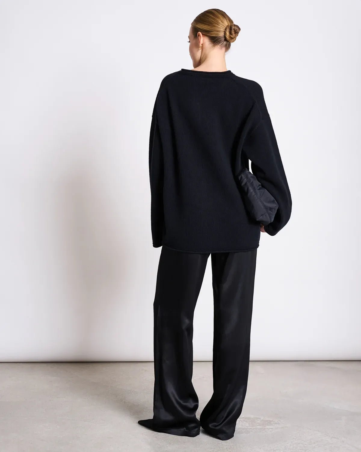 JAN ‘N JUNE - TINCO Cardigan Oversized Merino • Schwarz - Cardigan - ROSA ECK Concept Store