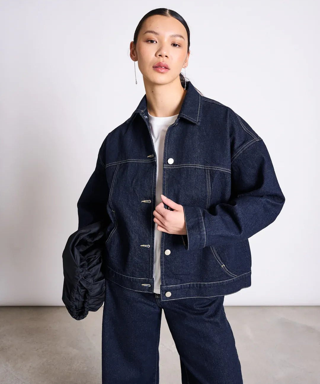 JAN ‘N JUNE - VILME Jeansjacke Relaxed • Dunkelblau - Jacke - ROSA ECK Concept Store