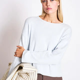 JAN ’N JUNE - WILLIAMSBURG Strickpullover • Ice Blue - ROSA ECK