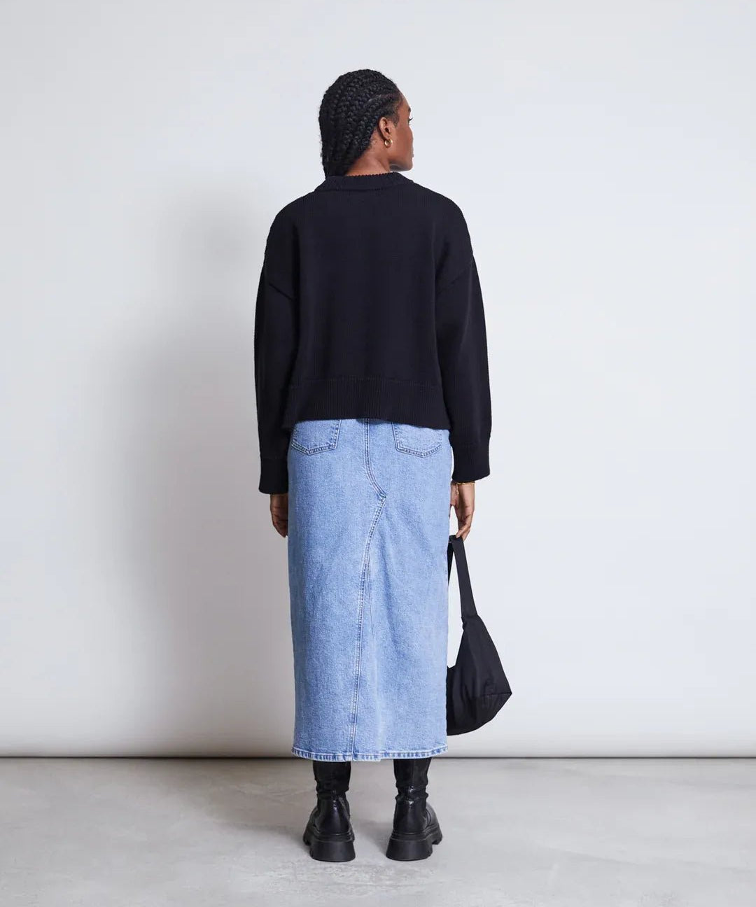 JAN ‘N JUNE - YAGMUR Jumper • Schwarz - Pullover - ROSA ECK Concept Store
