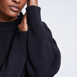 JAN ‘N JUNE - YAGMUR Jumper • Schwarz - Pullover - ROSA ECK Concept Store