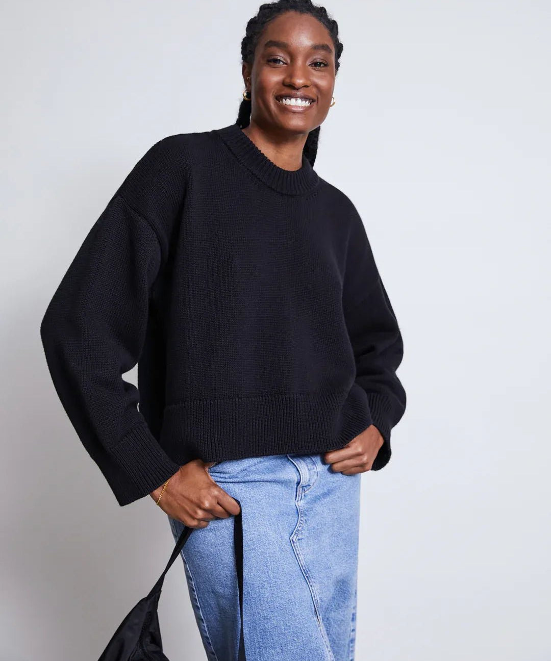 JAN ‘N JUNE - YAGMUR Jumper • Schwarz - Pullover - ROSA ECK Concept Store
