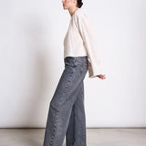 JAN ‘N JUNE - YAME Crinkle Bluse • Offwhite - ROSA ECK Concept Store