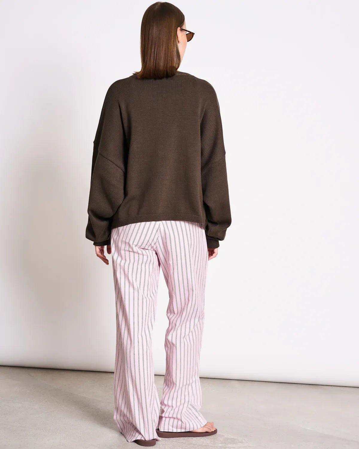 JAN ’N JUNE - ZEA Strickjacke • Mud - ROSA ECK