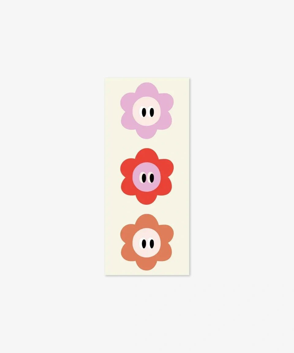 Kado Design - Aufkleber • Blumen (Anne Pascal) - ROSA ECK