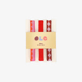 Kado Design - Geschenkband-Set • Wellen/Zirkus - ROSA ECK