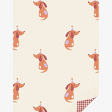 Kado Design - Geschenkpapier - Rolle • Anne Pascal Party dogs - ROSA ECK
