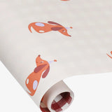 Kado Design - Geschenkpapier - Rolle • Anne Pascal Party dogs - ROSA ECK