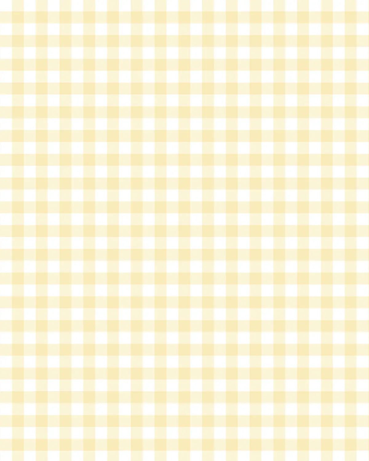 Kado Design - Geschenkpapier - Rolle • Buttergelb kariert - ROSA ECK