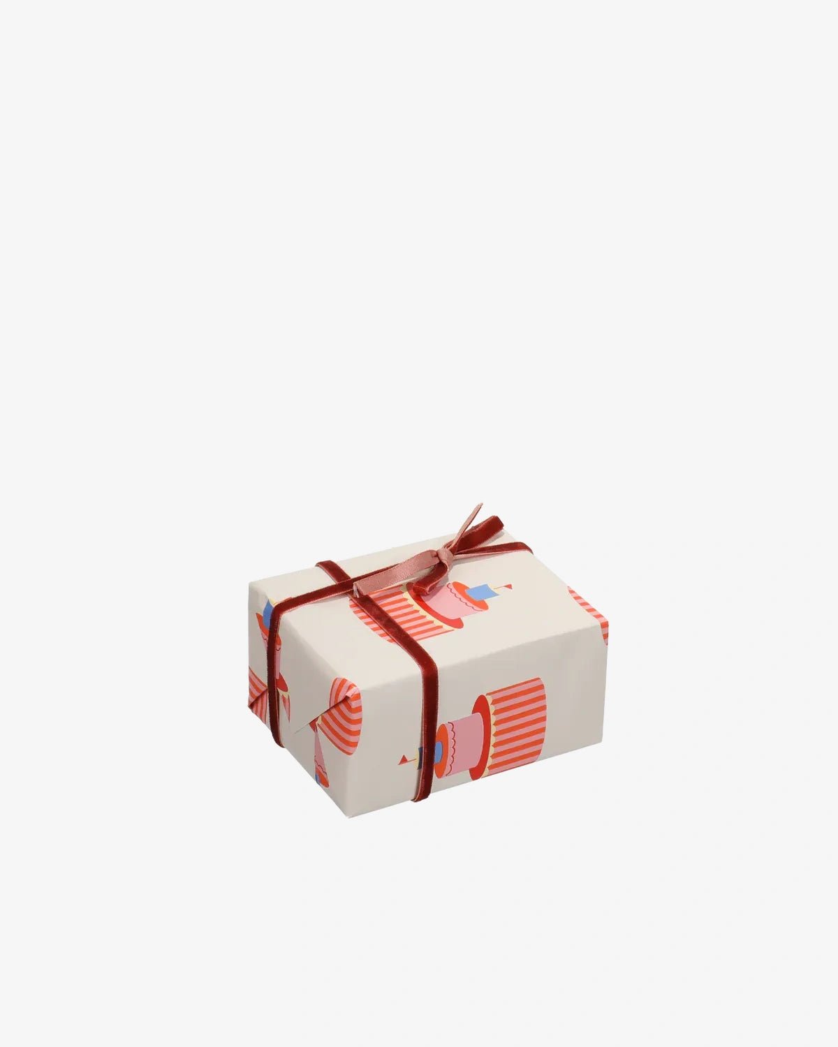 Kado Design - Geschenkpapier - Rolle • Geburtstagstorte - ROSA ECK