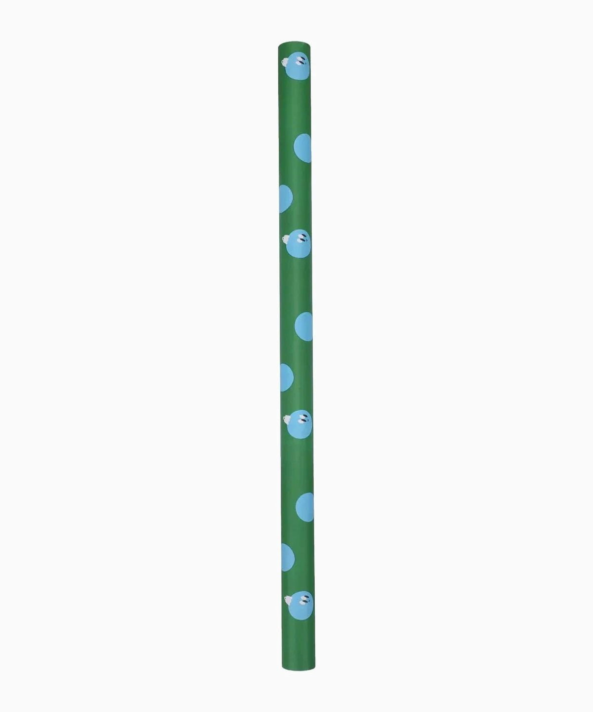 Kado Design - Geschenkpapier-Rolle • Grün/Hellblau Weihnachtskugeln - ROSA ECK