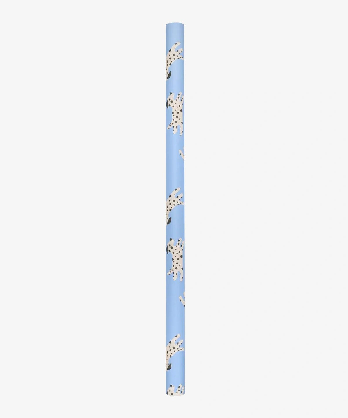 Kado Design - Geschenkpapier - Rolle • Hunde Blau (Charlotte Janvier) - ROSA ECK