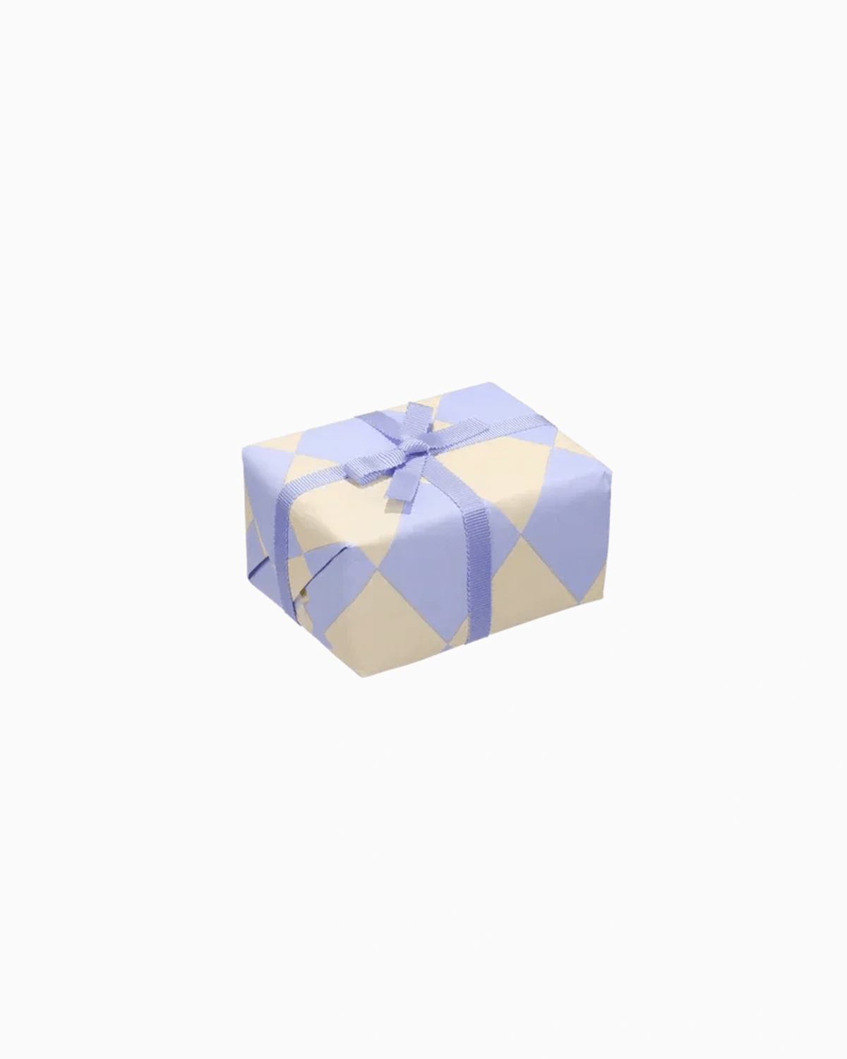 Geschenkpapier-Rolle • Kariert Hellblau/Buttergelb