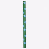 Kado Design - Geschenkpapier - Rolle • Weihnachtskugeln Grün/Hellblau - Geschenkverpackung - ROSA ECK