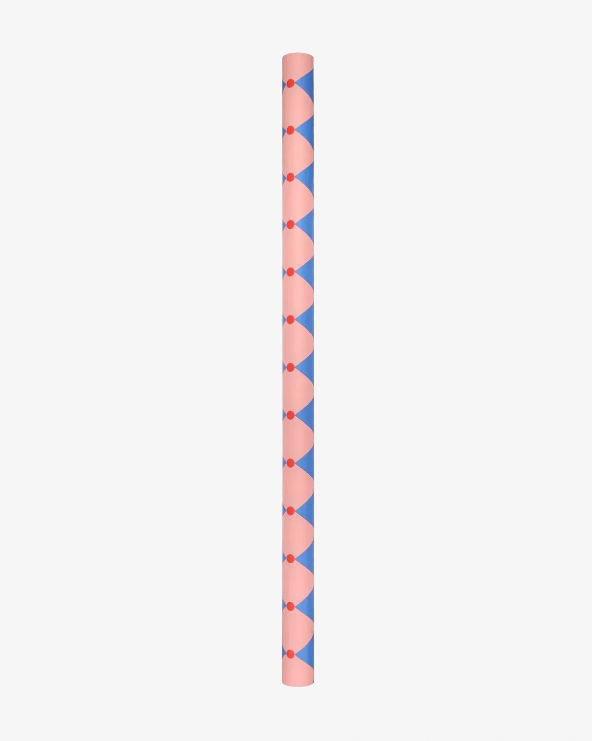 Kado Design - Geschenkpapier - Rolle • Zirkus Pink/Blau/Rot - ROSA ECK
