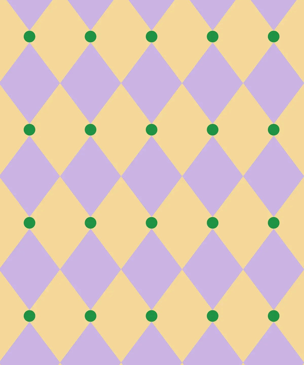 Kado Design - Geschenkpapier - Rolle • Zirkus Rosa/Gelb/Grün - ROSA ECK