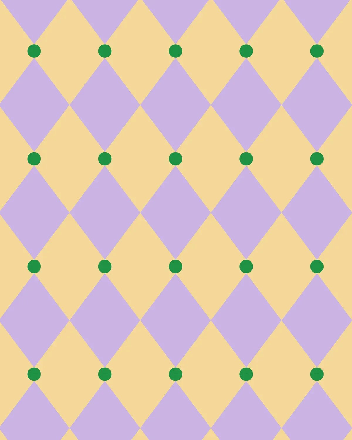 Kado Design - Geschenkpapier - Rolle • Zirkus Rosa/Gelb/Grün - ROSA ECK
