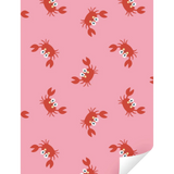 Kado Design - Geschenkpapier • Rosa mit Kraben - Motiv von Anne Pascal - Geschenkpapier - ROSA ECK Concept Store