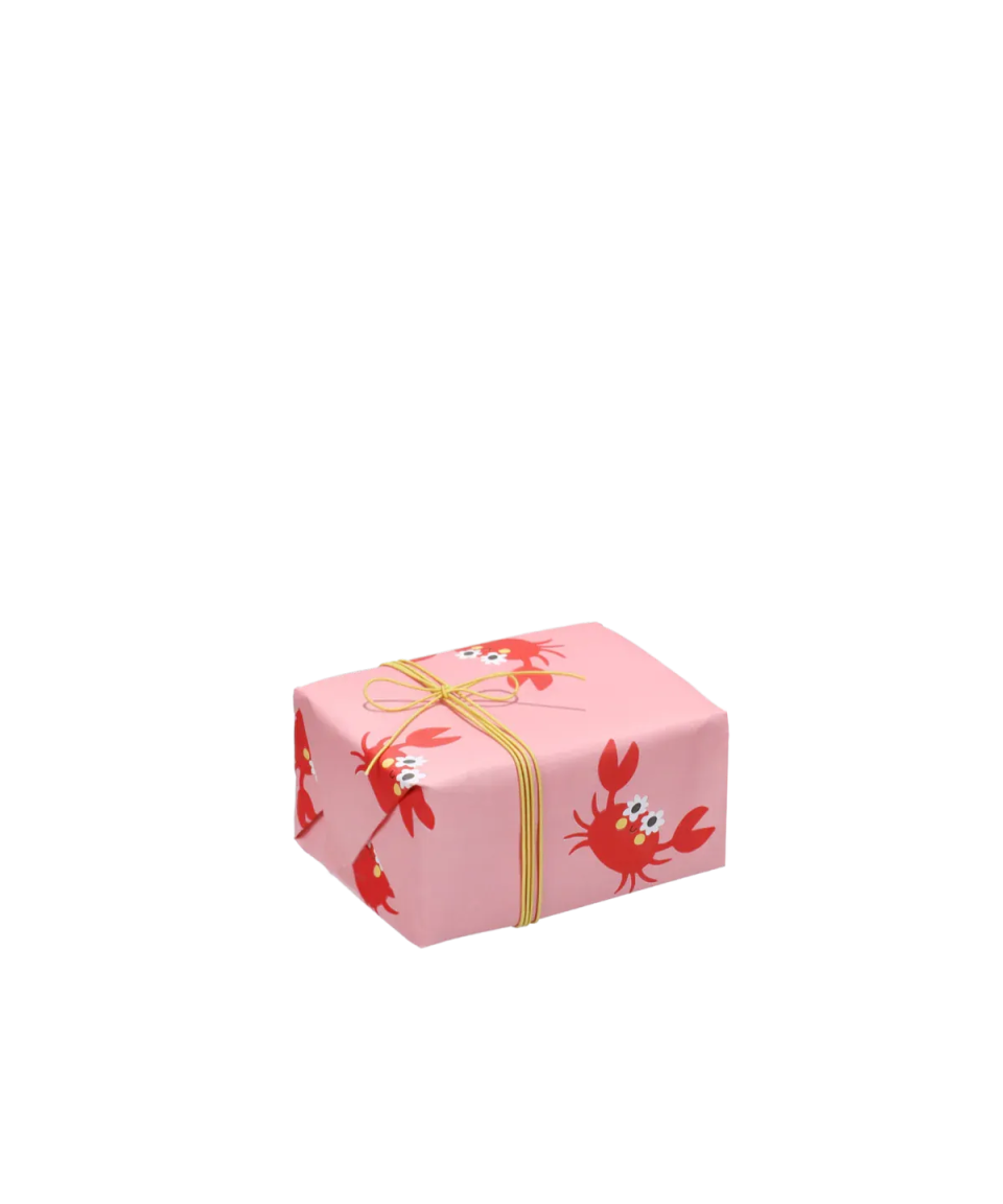 Kado Design - Geschenkpapier • Rosa mit Kraben - Motiv von Anne Pascal - Geschenkpapier - ROSA ECK Concept Store