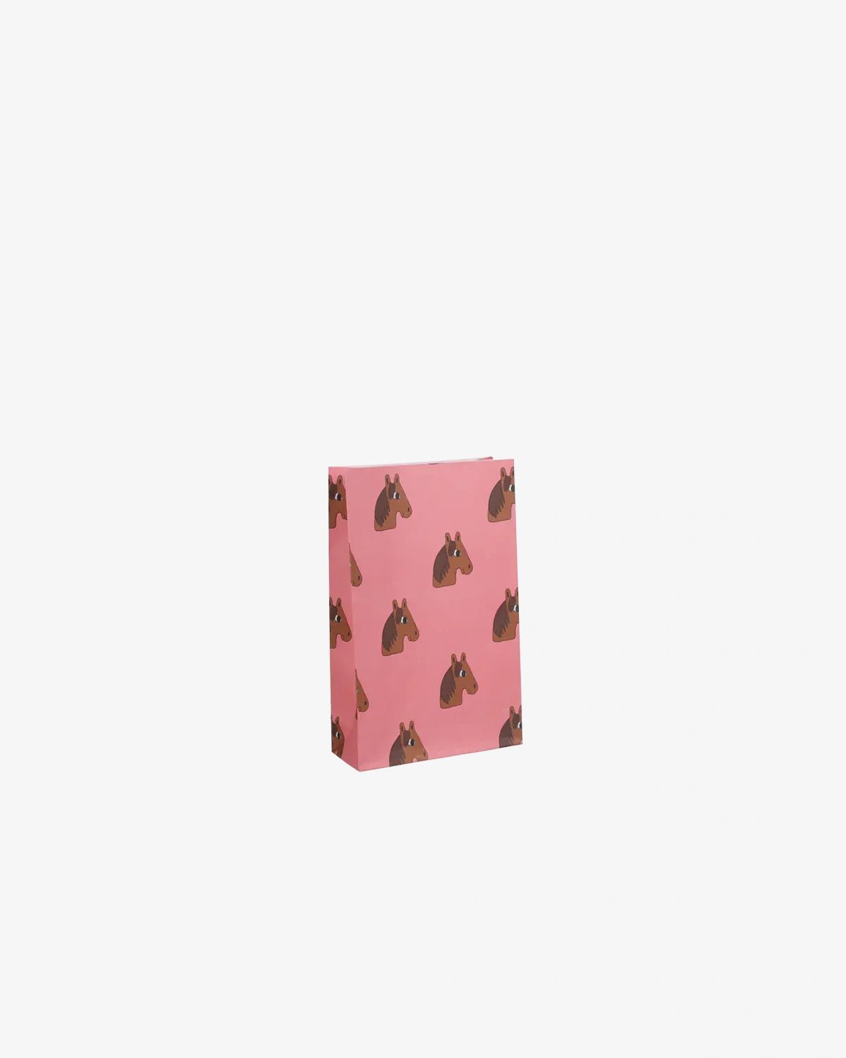 Kado Design - Geschenktüte mit Boden • Pferde (Charlotte Janvier) - ROSA ECK