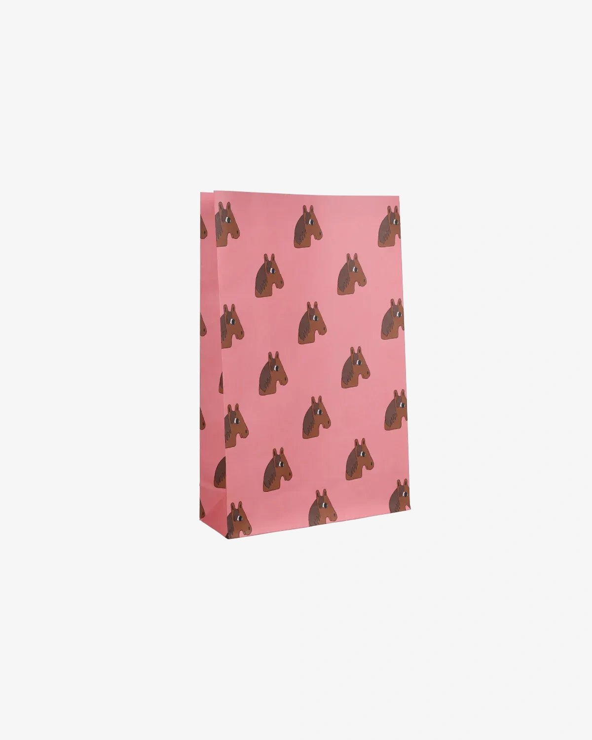 Kado Design - Geschenktüte mit Boden • Pferde (Charlotte Janvier) - ROSA ECK