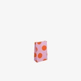Kado Design - Geschenktüte mit Boden • Pink/Orange gepunktet (Lottie Dottie) - ROSA ECK