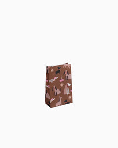 Kado Design - Geschenktüte mit Boden • Dogs (by Anna Katharina) - Geschenkverpackung - ROSA ECK