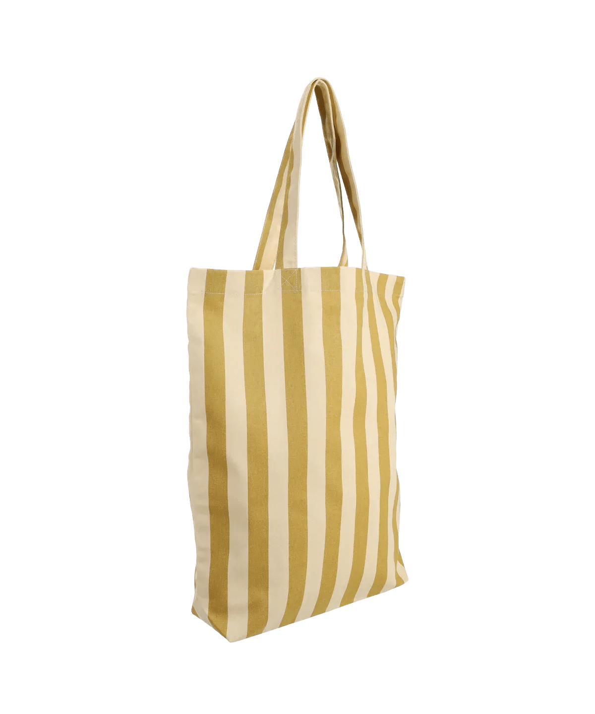 Kado Design - Gestreifte Tragetasche aus Baumwolle • Vanille + Seetang - Tasche - ROSA ECK Concept Store