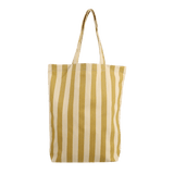 Kado Design - Gestreifte Tragetasche aus Baumwolle • Vanille + Seetang - Tasche - ROSA ECK Concept Store