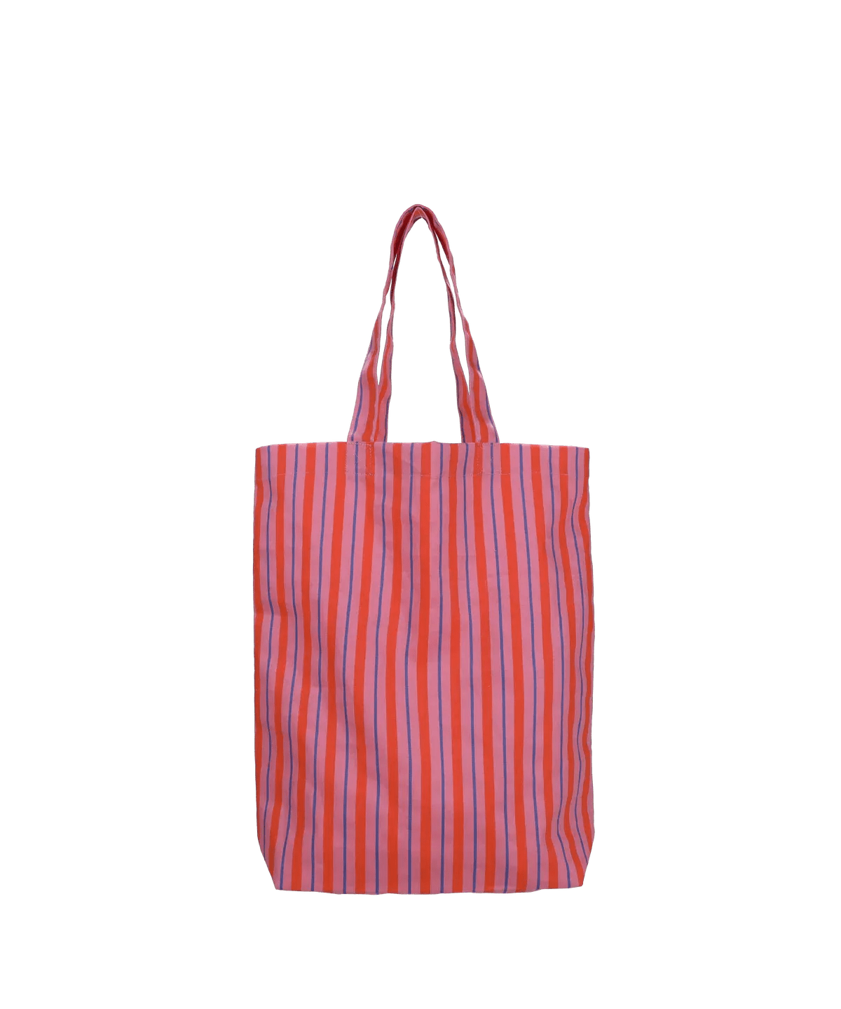 Kado Design - Gestreifte Tragetasche | stripes rose + blood orange + cornflower - ROSA ECK Concept Store