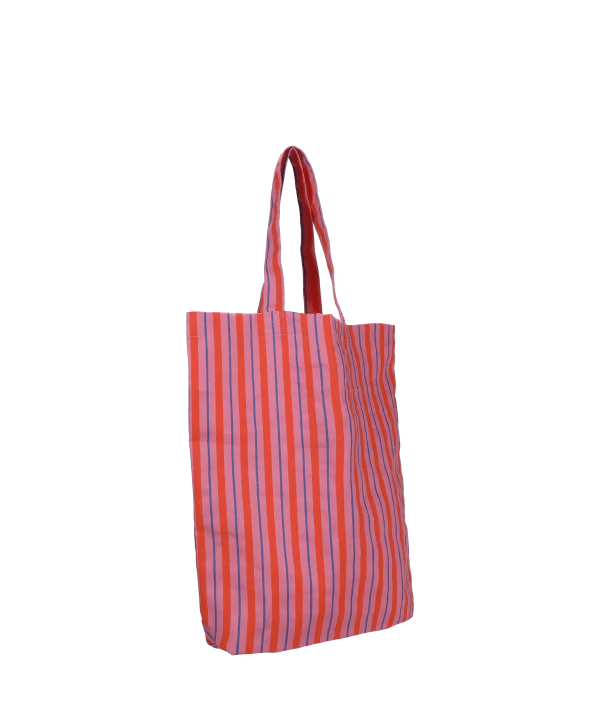 Kado Design - Gestreifte Tragetasche | stripes rose + blood orange + cornflower - ROSA ECK Concept Store
