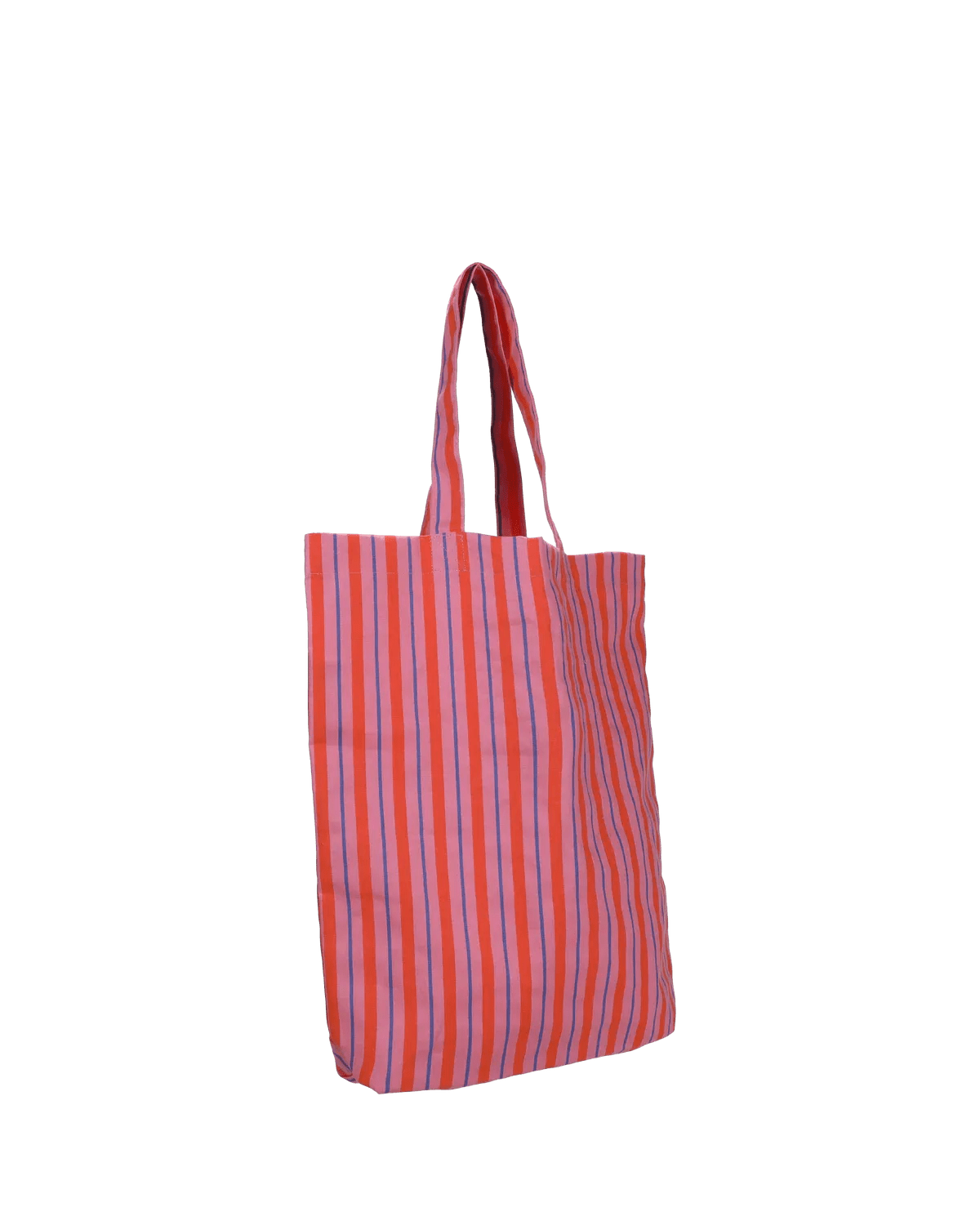 Kado Design - Gestreifte Tragetasche | stripes rose + blood orange + cornflower - ROSA ECK Concept Store