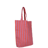 Kado Design - Gestreifte Tragetasche | stripes rose + blood orange + cornflower - ROSA ECK Concept Store