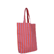 Kado Design - Gestreifte Tragetasche | stripes rose + blood orange + cornflower - ROSA ECK Concept Store