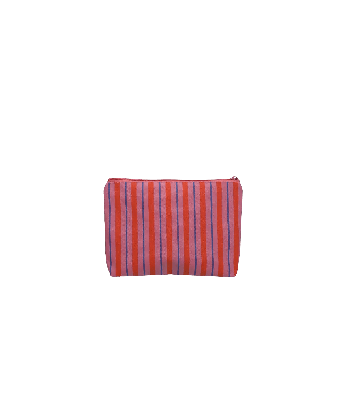 Kado Design - Gestreifter Kulturbeutel | rose + blood orange + cornflower - ROSA ECK Concept Store