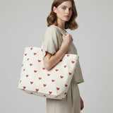 Kado Design - Große Tragetasche • Herzen Blau - Tasche - ROSA ECK