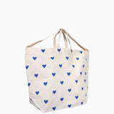 Kado Design - Große Tragetasche • Herzen Blau - Tasche - ROSA ECK