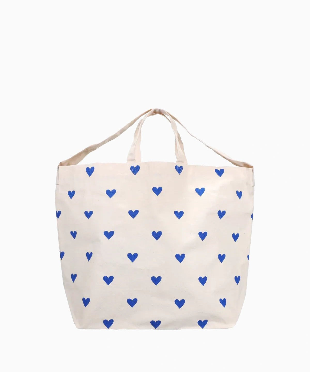 Kado Design - Große Tragetasche • Herzen Blau - Tasche - ROSA ECK