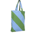 Kado Design - Kado Design Tragetasche aus Baumwolle • Diagonale Streifen Grün/Blau - Tasche - ROSA ECK Concept Store