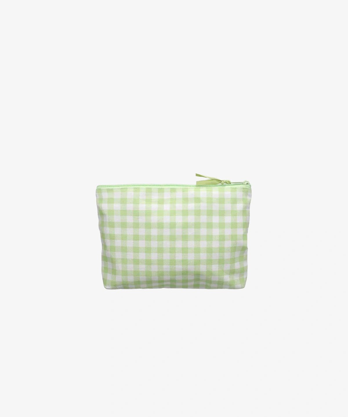 Kado Design - Kosmetiktasche aus Baumwolle • Birnengrün kariert - ROSA ECK