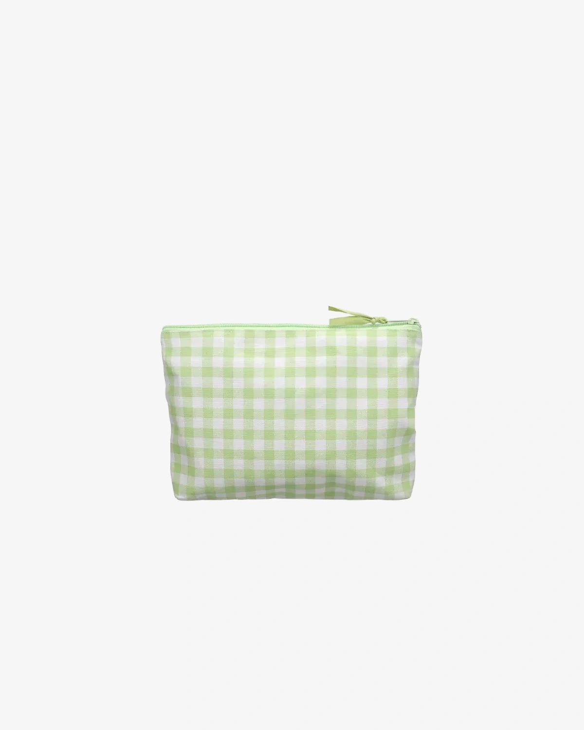 Kado Design - Kosmetiktasche aus Baumwolle • Birnengrün kariert - ROSA ECK