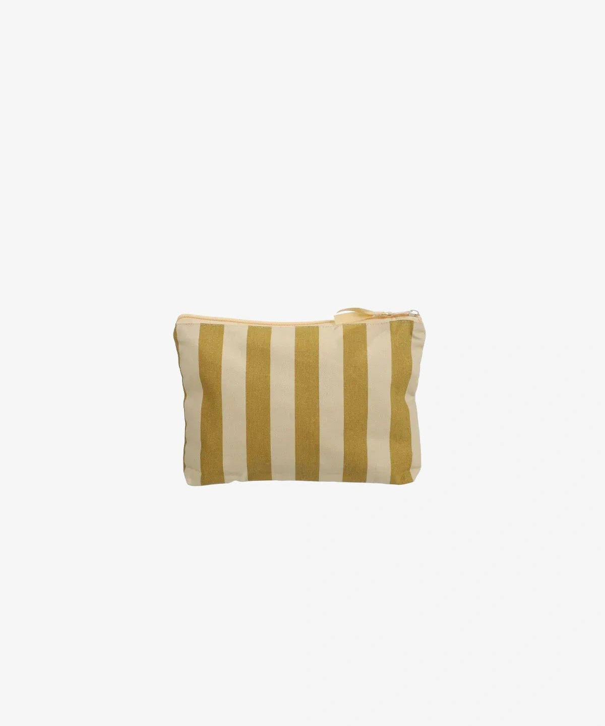 Kado Design - Kosmetiktasche aus Baumwolle • Creme/Grün gestreift - ROSA ECK